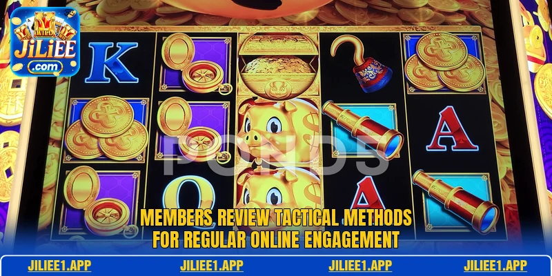 Members review tactical methods for regular online engagement